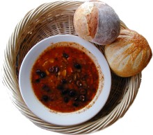 Bakehouse soup and bread